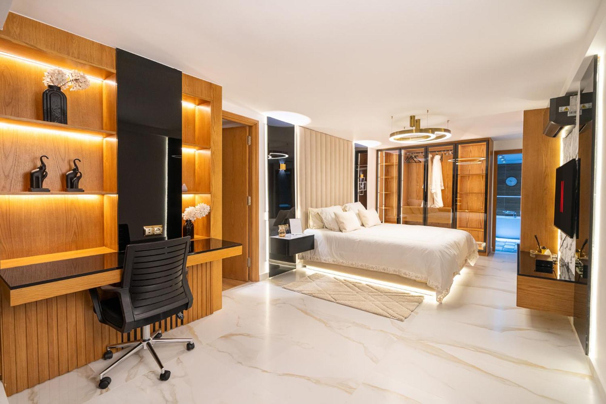 Appartement Ecrin Secret, Duplex Prestige, Proche Corniche & Medina, Piscine, Parking, Wifi, Iptv, Ac à Tanger Extérieur photo