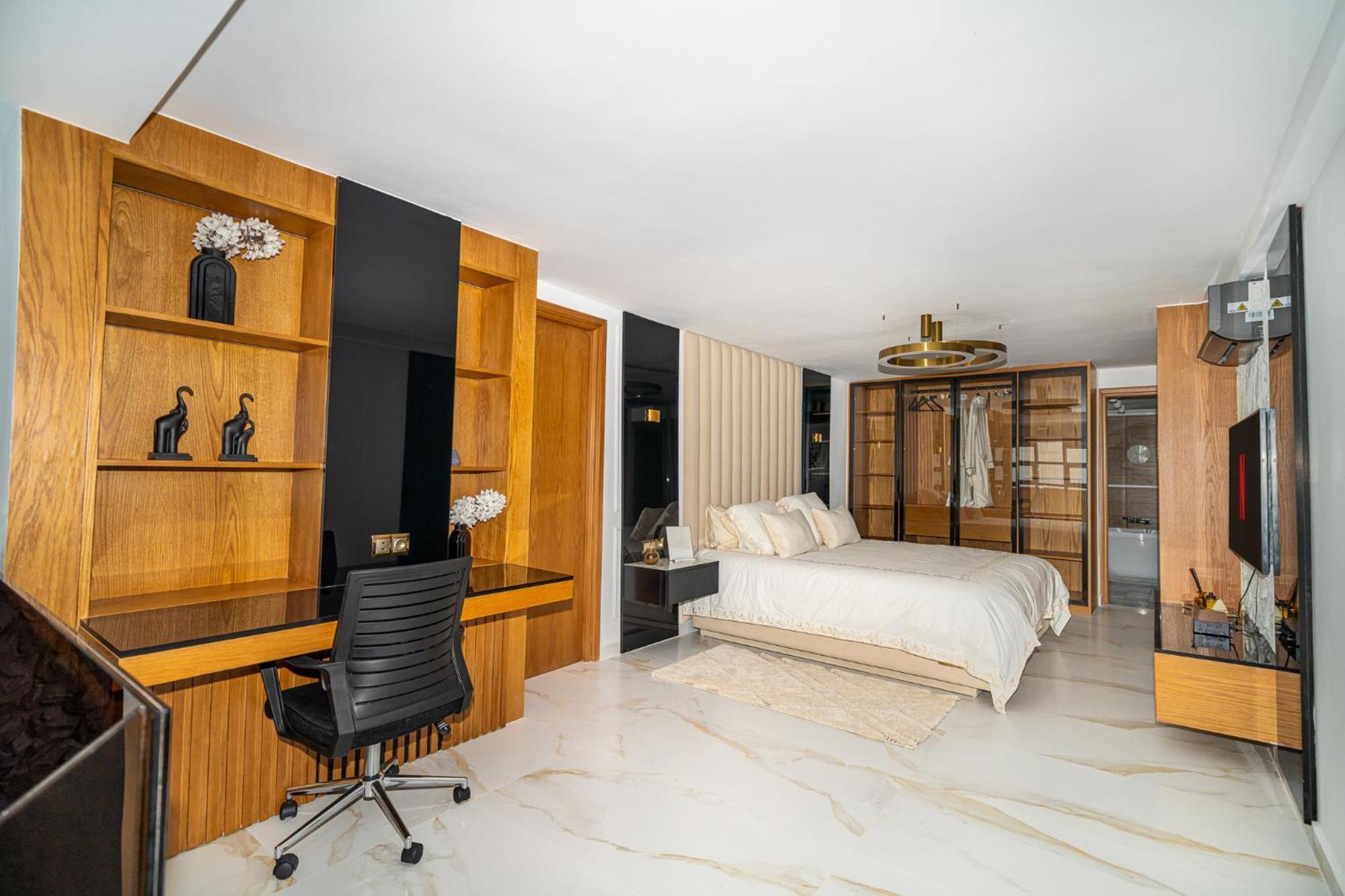 Appartement Ecrin Secret, Duplex Prestige, Proche Corniche & Medina, Piscine, Parking, Wifi, Iptv, Ac à Tanger Extérieur photo