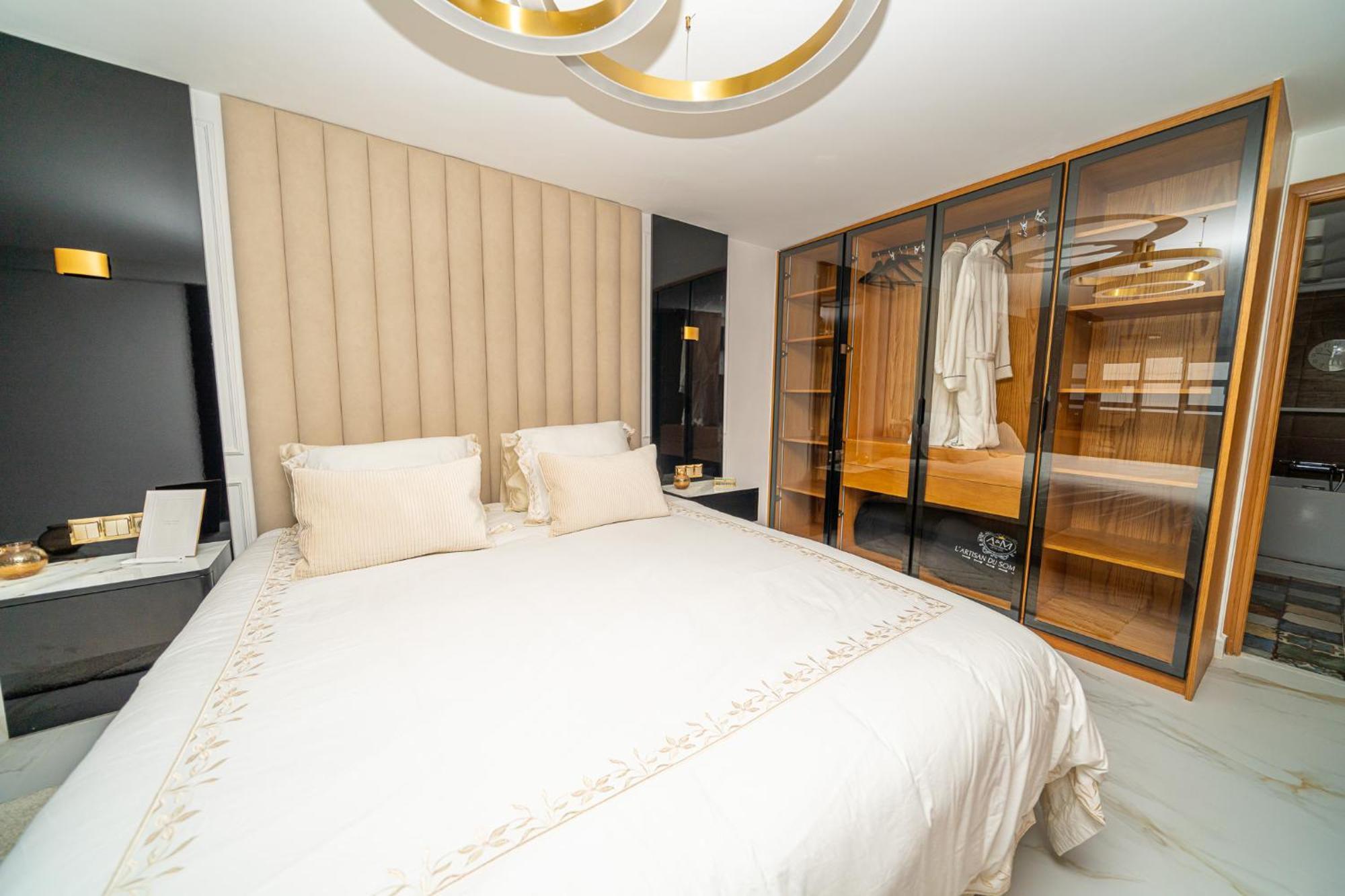 Appartement Ecrin Secret, Duplex Prestige, Proche Corniche & Medina, Piscine, Parking, Wifi, Iptv, Ac à Tanger Extérieur photo