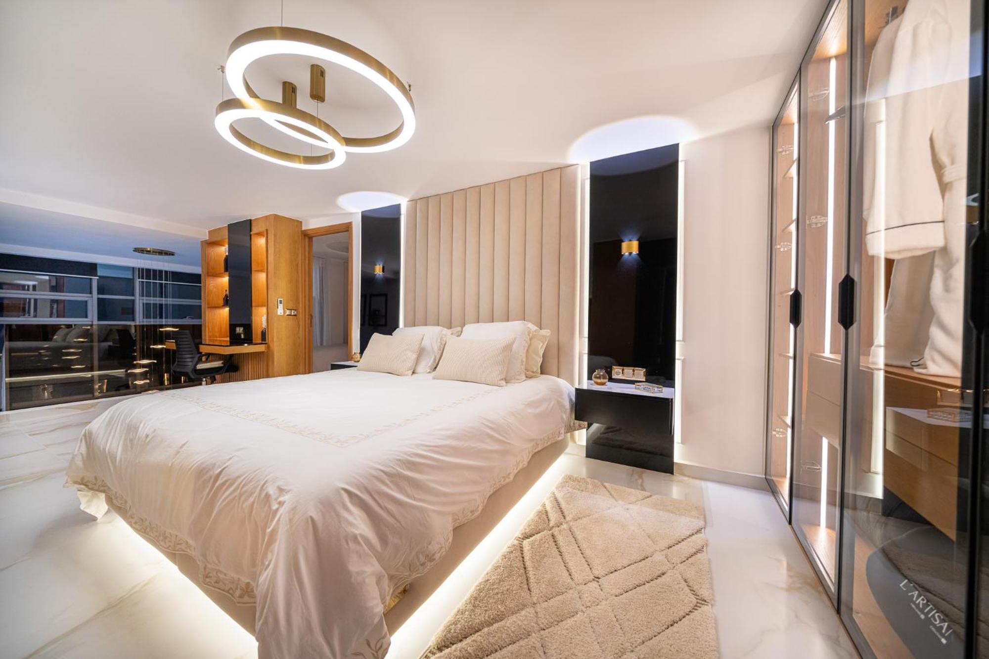 Appartement Ecrin Secret, Duplex Prestige, Proche Corniche & Medina, Piscine, Parking, Wifi, Iptv, Ac à Tanger Extérieur photo